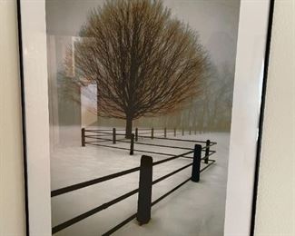 Framed print, Winter.   24.5"W 32.25"T