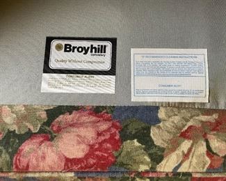 Broyhill Love seat blue and flowers 67"W 36"D 36"T       $ 150.00           
