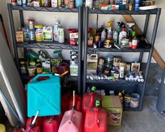 Garage: Chemicals, Gardening, Auto, Paint, etc.