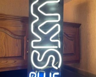 Neon Blue Sky Light.                                             $125.00