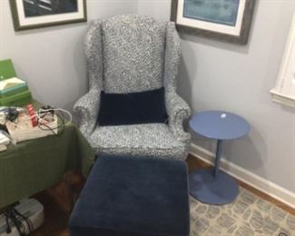 Chair and ottoman 