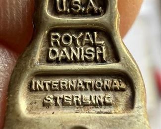 45 / 1950 g with 11 knives Royal Danish Sterling Silver flatware set