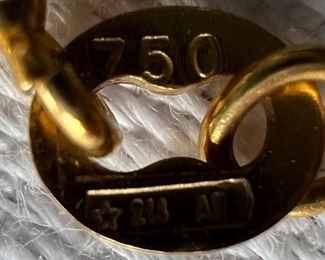 18K Gold with Arabic Name Necklace