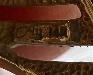 14K Gold ring with coin insert