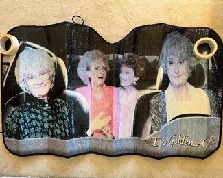 The Golden Girls sun-shade windshield visor