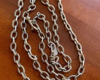 Sterling Silver long necklace