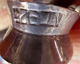 Sterling Silver necklace with Sterling Silver heart shaped pendant