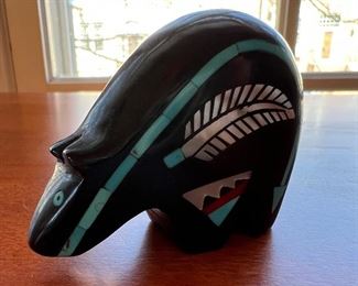 Native American polar bear figurine