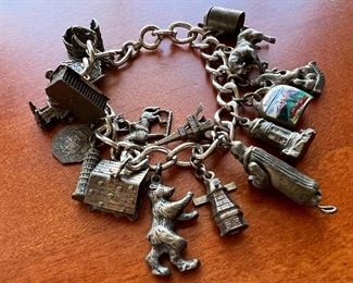 Sterling Silver Charm Bracelet