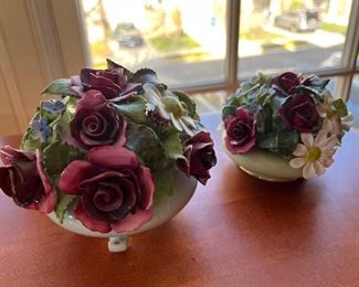 Adderley Floral China statues