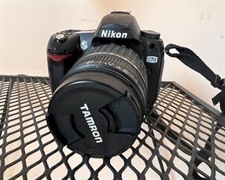 Nikon D70 Tamron digital camera