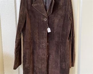 Women's Suede leather jacket by Eddie Bauer / Tall L