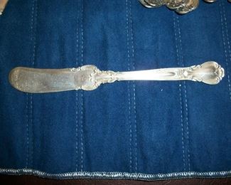 Close up of butter knife