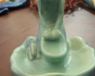 Van Briggle Pottery "Indian Madien Grinding Corn" Figurine