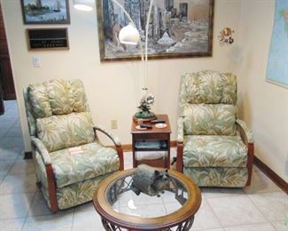 2 like new Lay-Z-Boy rock and recliners