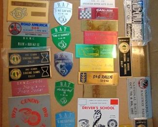 Nice racing memorabilia 1960's and 70's