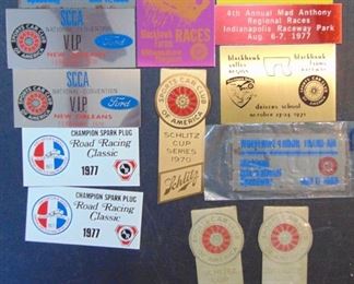 Nice racing memorabilia 1960's and 70's