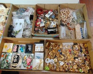 Costume jewelry. NO GOLD OR SILVER