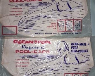 Vintage Pool Caps In Plastic