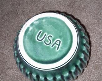 "USA" Stamped Pottery Planter