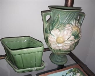 "Roseville" Stamped Vase
