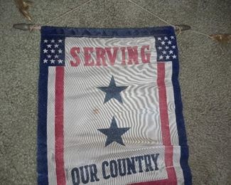 Vintage Military Banner