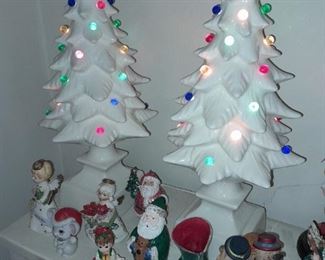 BEAUTIFUL Vintage Ceramic Christmas Trees