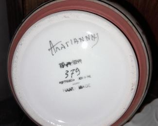 Stamped Pottery Vase
