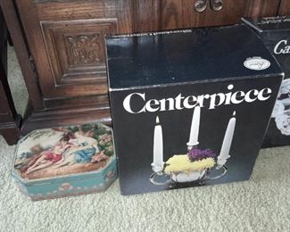 Candle Centerpiece In Box