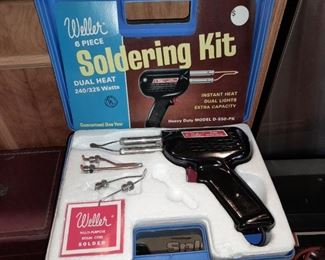 Vintage Weller Soldering Kit In Case