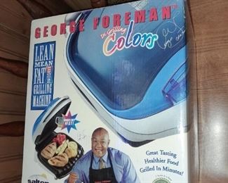 George Foreman In Grilling Colors W/ Box