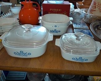 Vintage Corelle Dishware W/ Lids