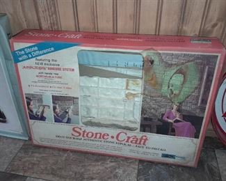 Vintage Stone Craft Faux Rock Wall Kit In Box