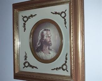 Framed Religious Plaque