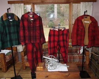 Vintage Woolrich, Soo Woolen Mills, and other Hunting Jackets and Pants