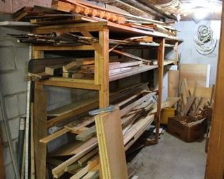 Some of the lumber and wood