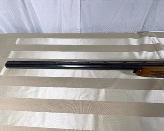 11. 12 gauge single shot trap shotgun, Spanish or Italian