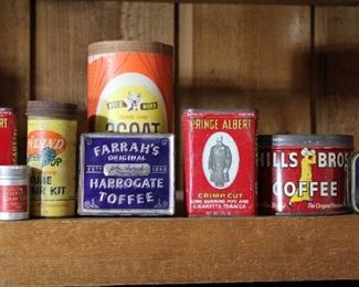 Antique Farrah's toffee tin