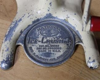 Antique National Ice Crusher