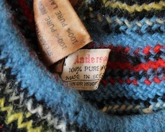 Vintage Scottish Wool Tam Hat/Beret
