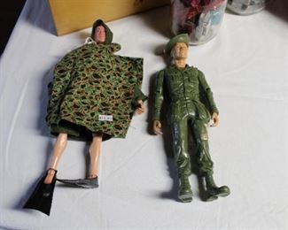 GI Joe's, dressed dolls and boxes with accessories!