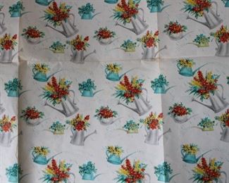 Lovely vintage sheets of unused wrapping paper with great graphics!