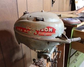 Vintage Johnson Boat Motor (we have more antique boat motors!)