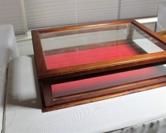 Another antique countertop display case, glass on all sides