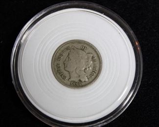 1865 Three Cent piece
