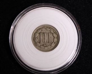 1865 Three Cent piece