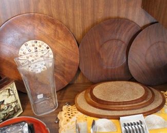 Vintage Mid Century woodenware