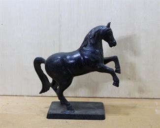 Old Cast Iron Rearing Horse Still Bank