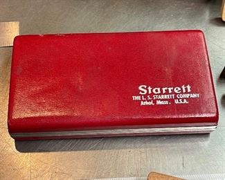 Vintage Starrett tool set