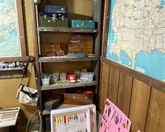 Vintage, old, and antique tackle boxes